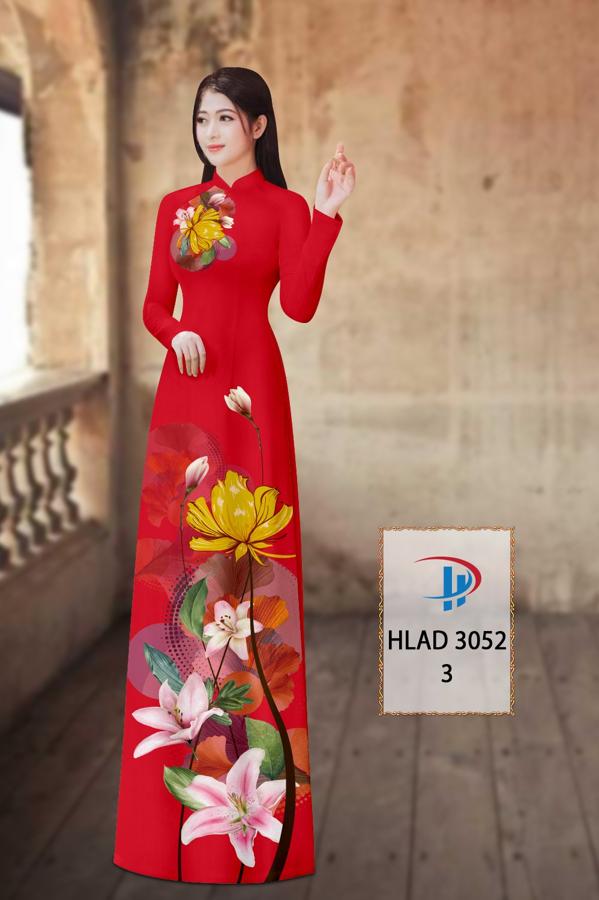 Vải Áo Dài Hoa Ly AD HLAD3052 23